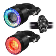Wireless Rechargeable Bike Tail Light – 7 Colors, 15 Modes, USB-C